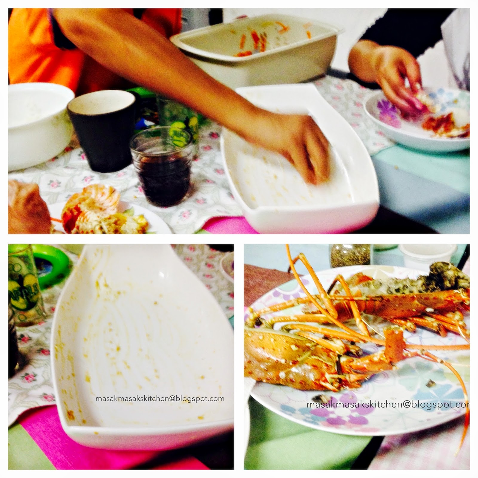 Masak-Masak's Kitchen: Resepi Lobster Masak Butter Simple 