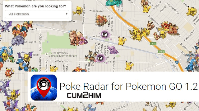 Poke Radar v1.2 APK Untuk Mengetahui Posisi Pokemon