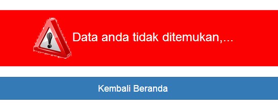 Data Anda Tidak Ditemukan Pada Info GTK