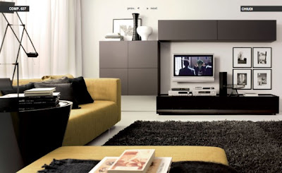 Black And White Living Room Designs 4