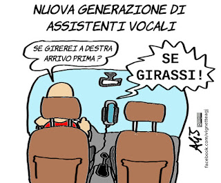 smartphone, telefonino, assistente vocale, siri, cortana, tecnologia, umorismo, vignetta