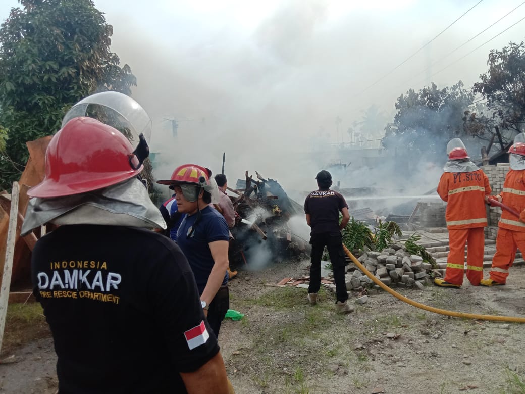 Kebakaran di Sumber Jaya Siantar, Ini Penjelasan Kabid Damkar