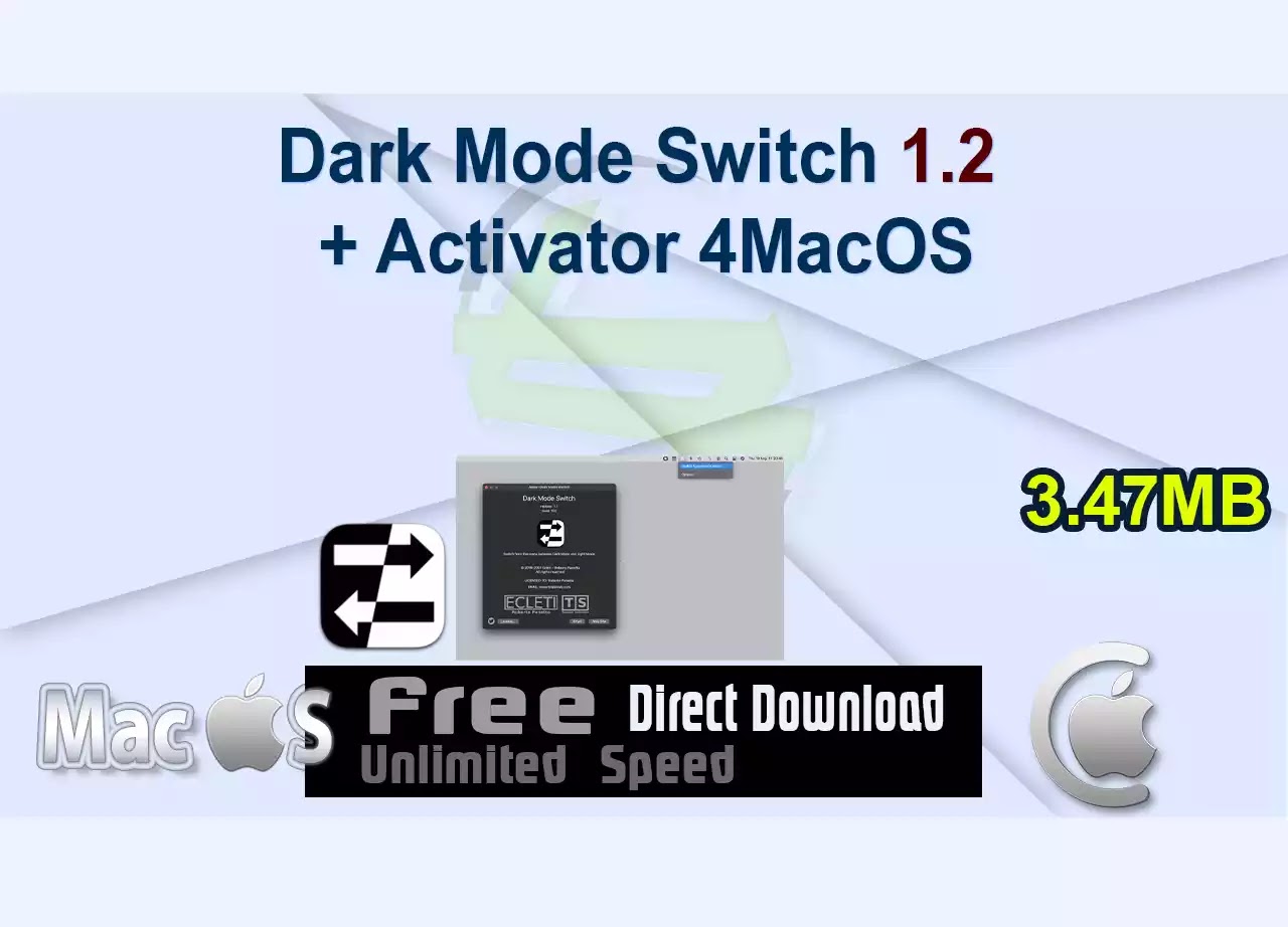 Dark Mode Switch 1.2 + Activator 4MacOS