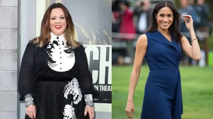 Melissa McCarthy (L) Meghan Markle (R)