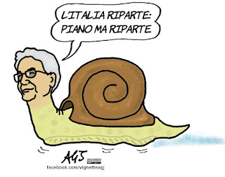 mattarella, economia, ripresa, ottimismo, vignetta, satira