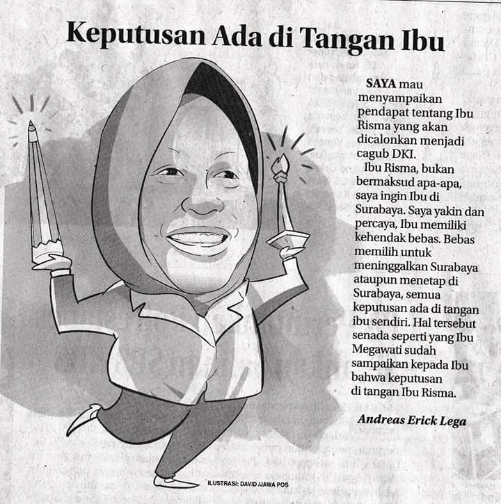 Erick Lega Says (6) - Ibu Risma Calon Gubernur DKI 2017?