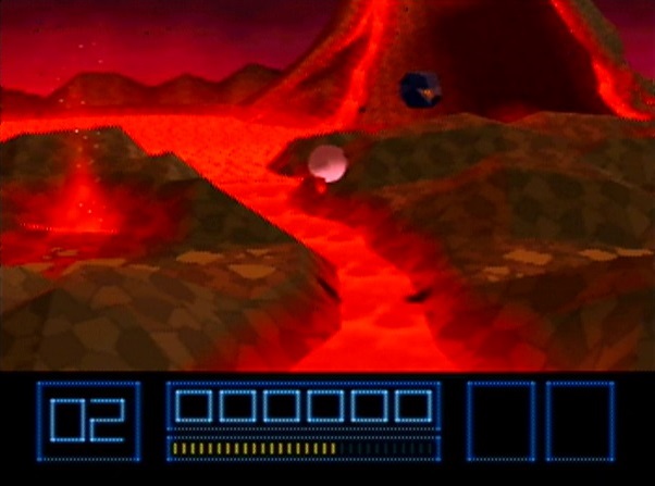 Kirby 64: The Crystal Shards Volcano Level Lava Cool Lighting