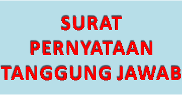 Contoh Surat Pernyataan Tanggung Jawab Atas Kerusakan 