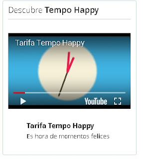 video de la tarifa happy en la web de Endesa