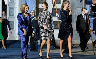 Spanish royals attend Princess of Asturias Awards