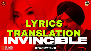 Invincible Lyrics in English | With Translation | – Sidhu Moose Wala | Stefflon Don