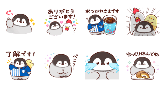 Soft and cute penguin×LAWSON