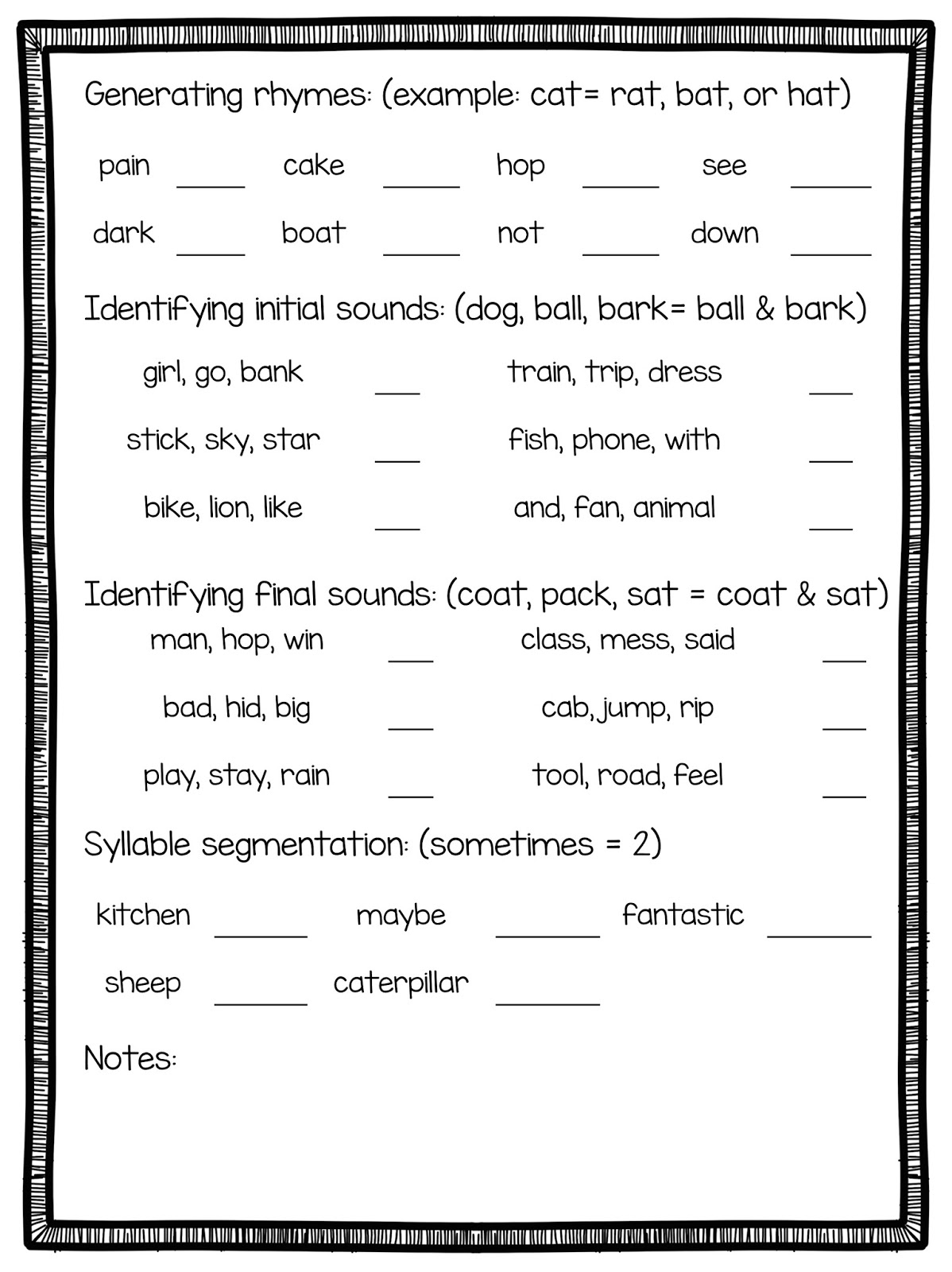 2nd Grade Snickerdoodles: Basic Reading Assessments {Free ...