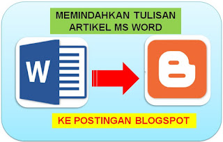 Cara Memindahkan Tulisan Artikel dari MS Word ke Blog Agar Terlihat Rapih