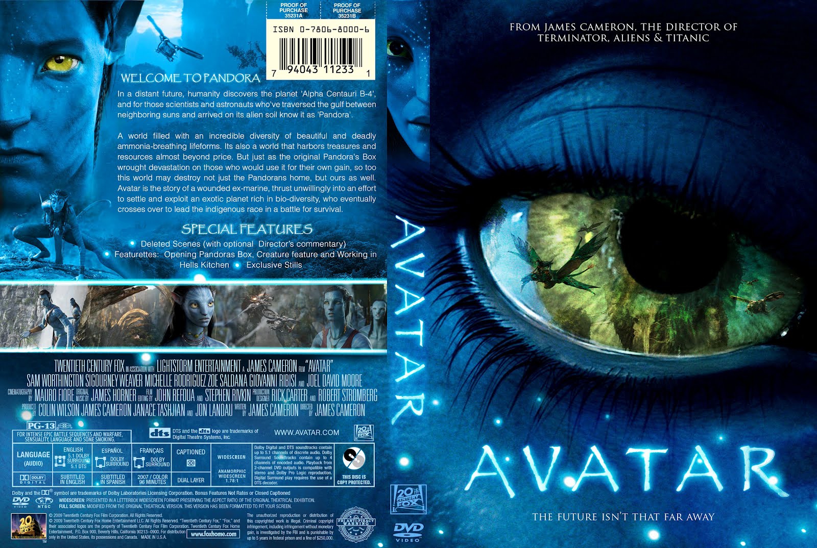 Avatar Dvd Movie Cover