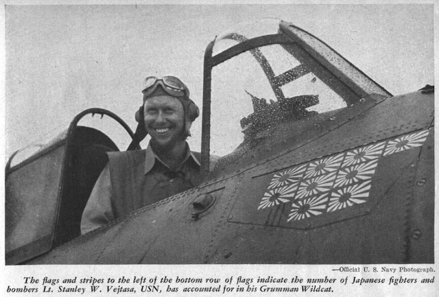 Aviación WWII: Aviadores: "Swede" Vejtasa en Santa Cruz