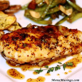 Maple Mustard Glazed Chicken @ menumusings.com