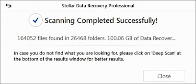 Stellar-Data Recovery-Professional-Seccessfully 
