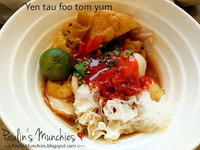 Paulin's Munchies - Love Mee and Tuk Tuk Cha at Suntec City - Yen tau foo tom yum dry