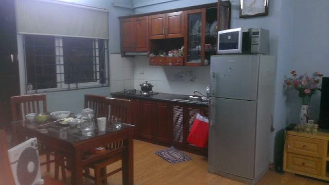 Phòng bếp của căn hộ N3E trung hòa nhân chính
