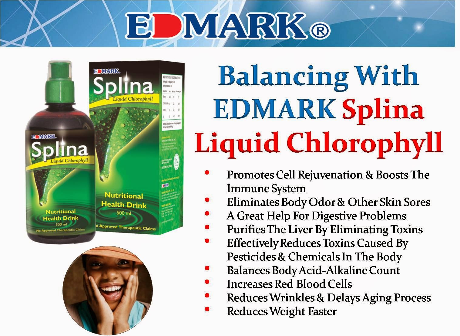  edmark splina liquid chlorophyll drink benefits