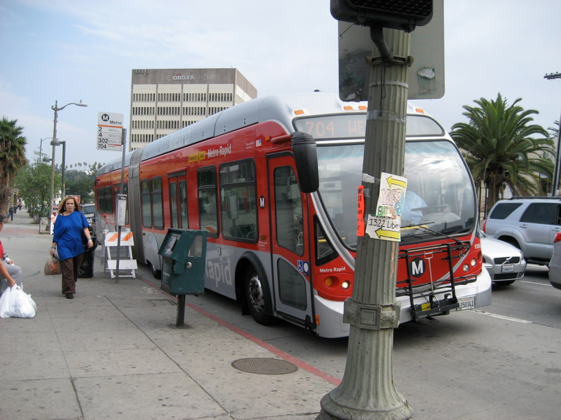 Bus Line On Sunset Boulevard