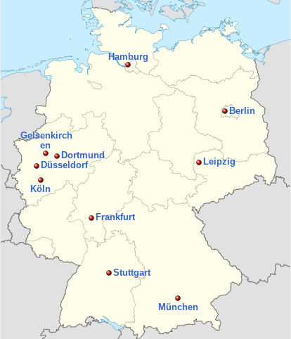 10 kota penyelenggara Euro 2024 di Jerman