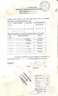 Succession Certificate Order Page Two