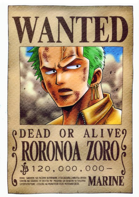 Bounty Roronoa Zoro One Piece