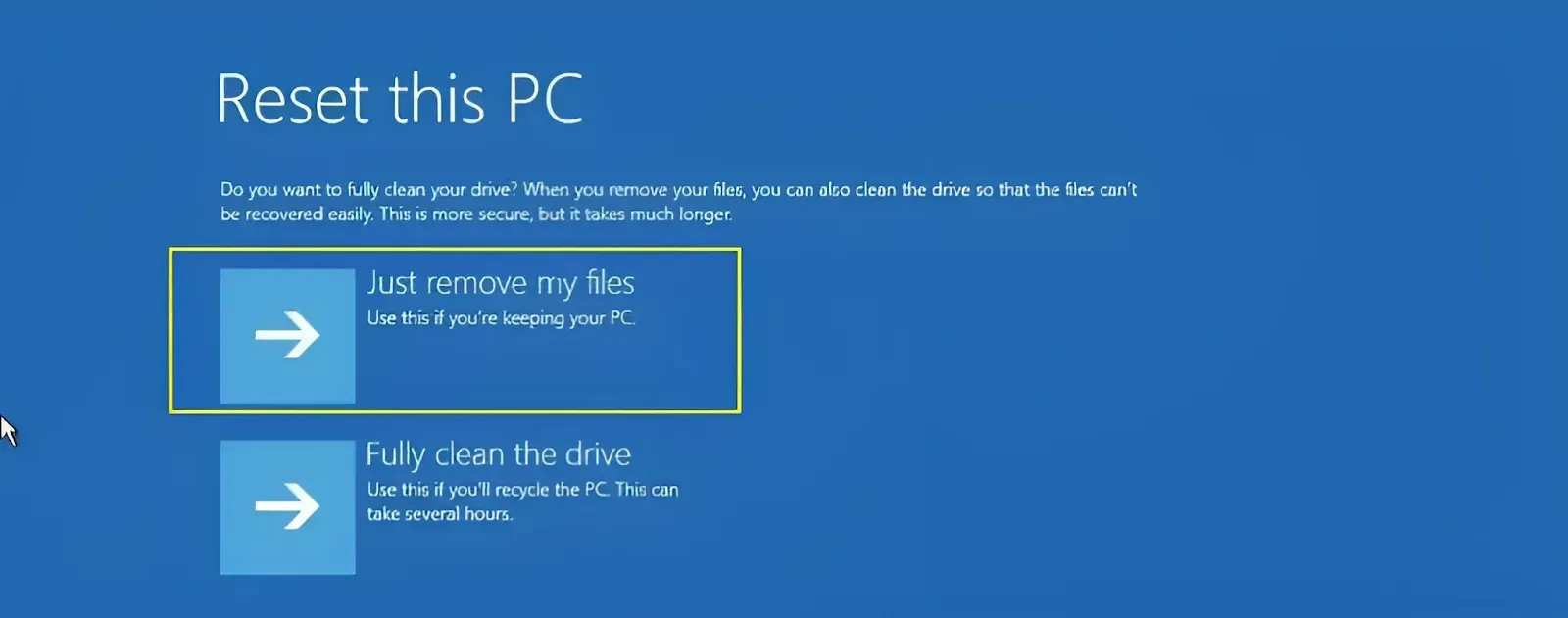 كيفية إعادة ضبط المصنع لنظام التشغيل Windows 11 بإزالة كل شيء