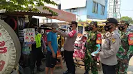 Operasi PPKM Mikro, di Depan Pasar Curug Tekan Penyebaran Covid