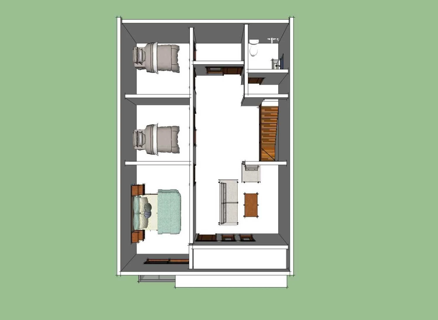 15 Contoh Denah Desain Rumah Minimalis Modern Nyaman Dan