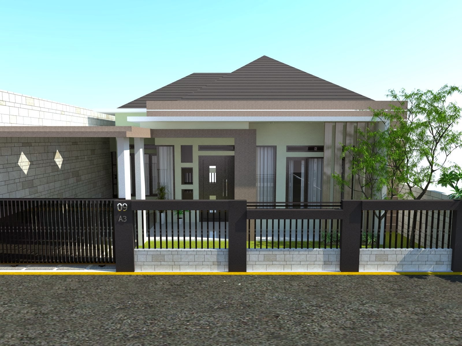 Desain Rumah Bapa Ari Nursah Cimanggu Permai Bogor Jasa Desain