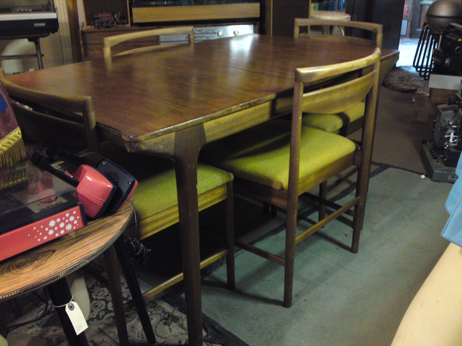1960s extending dining table