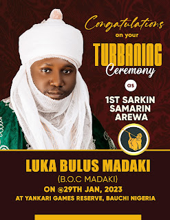 Nigerian Rapper “Boc Madaki” Coronated As “1st Sarkin Samarin Arewa” In Bauchi State