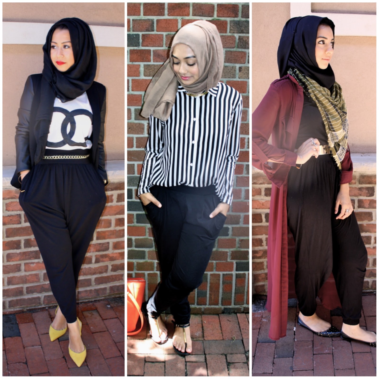 29 Gambar Menarik Tutorial Hijab Paris Jenahara Paling Fenomenal