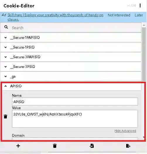 Cookies Editor