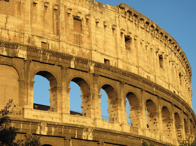 Rome's beautiful iconic Colosseum