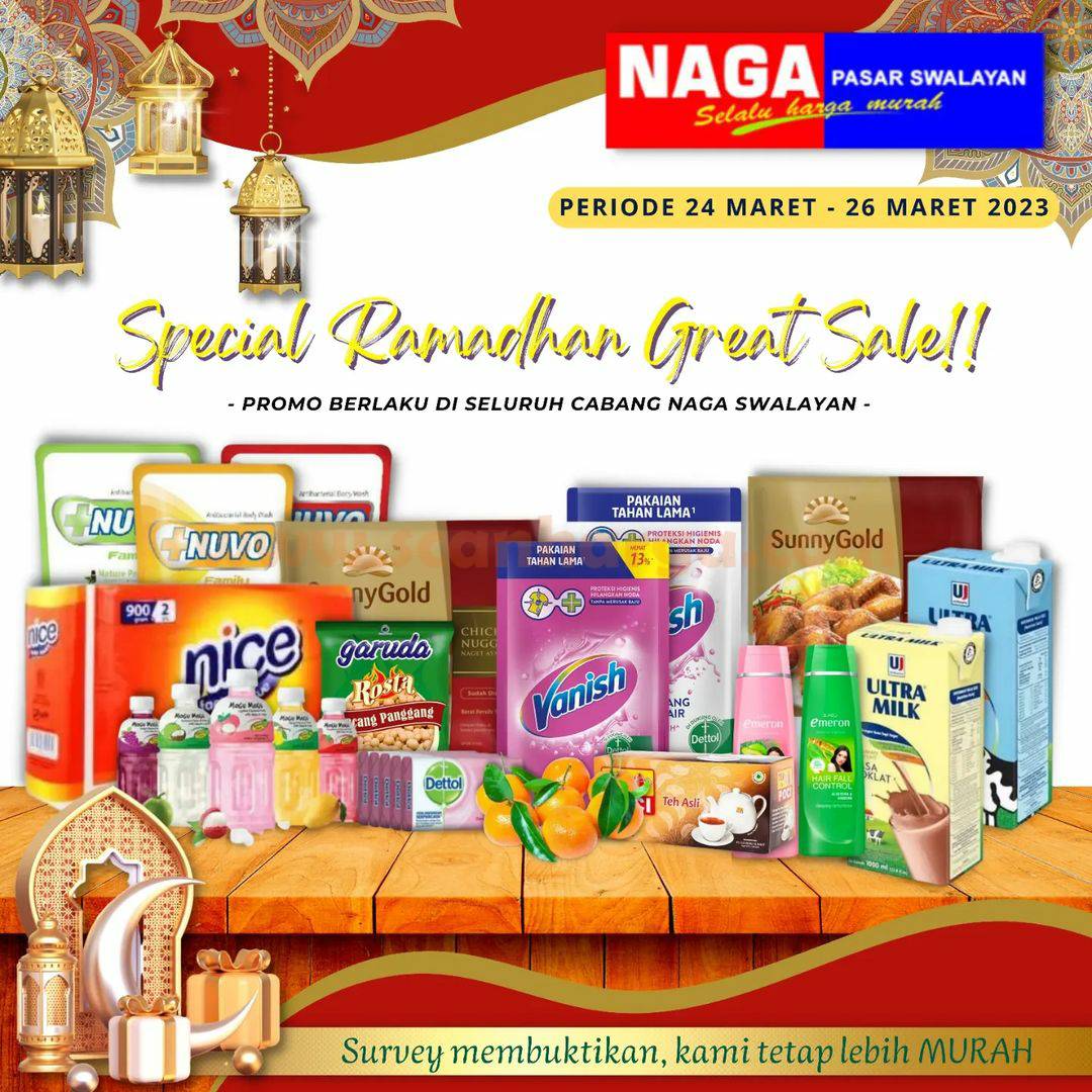 Katalog Promo Naga Swalayan Weekend 24 - 26 Maret 2023