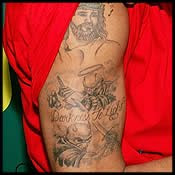 Chris Brown Jesus Tattoo Design