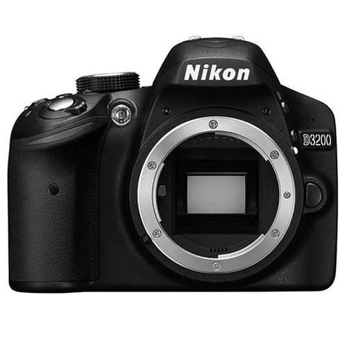 Nikon D3200 24.2 MP Digital SLR Camera - Black (Body Only)