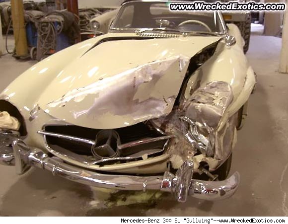 A MercedesBenz 300 SL Gullwing with an estimated worth of 700000 and 