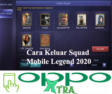 Cara Keluar Squad Mobile Legend 2020