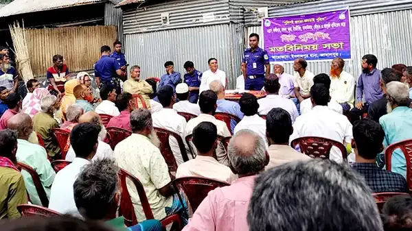 ইসলামপুরের দূর্গম চরাঞ্চলে বিট পুলিশিং মতবিনিময়