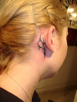 Tattoos Behind Ear