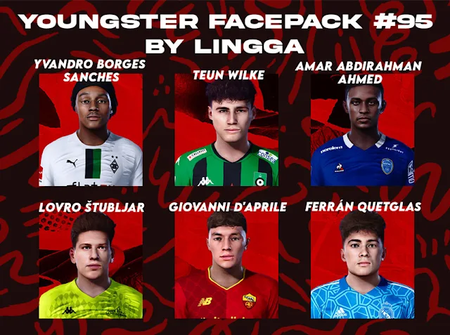 Youngster Facepack V95 For eFootball PES 2021