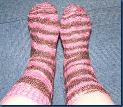 02 Blütenband Socken für mich