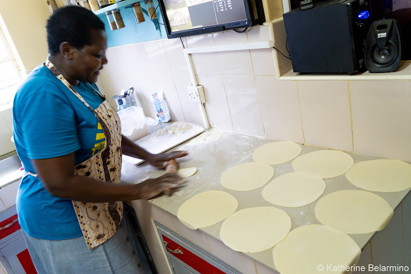 Petty Making Tortillas Volunteering in Kenya with Freedom Global