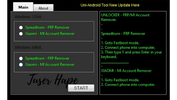 SPD FRP & MI Account Remover