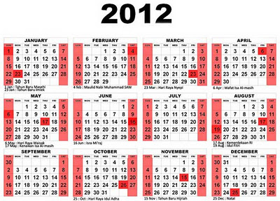 kalender 2012